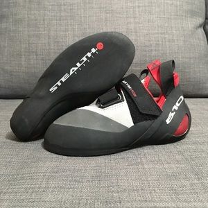 Adidas Five Ten 5.10 Asym Red Core Black Climbing Shoes New Womens Size 7 BC0945